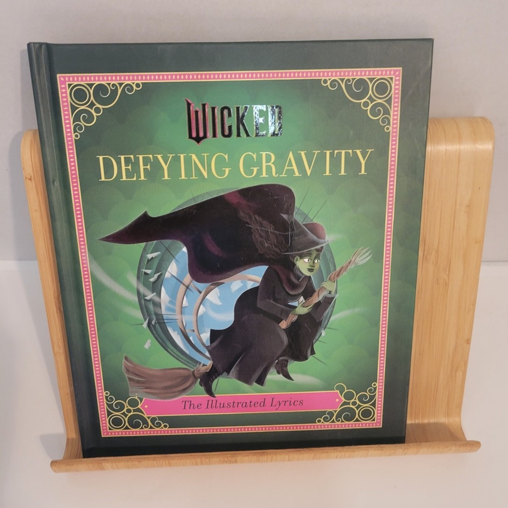 Wicked Defying Gravity The Illustrated Lyrics Hardcover Book Very Good Condition